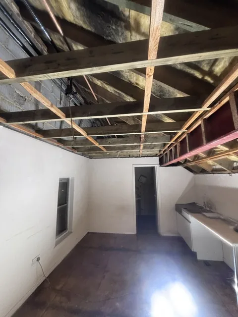 Controlled artex plasterboard strip-out in East Sheen